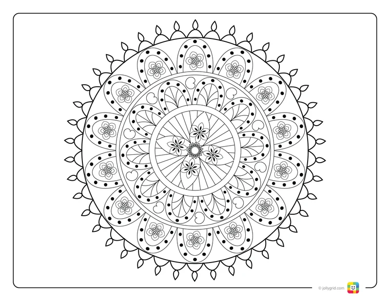 Dance of Dots Mandala