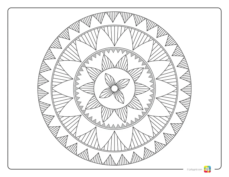 Harmony of Lines Mandala