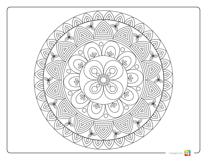 Petals In Motion Mandala